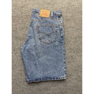 Levi's 550 Men's Jean Shorts, Size 36, Relaxed Fit, Light Wash Blue Vintage